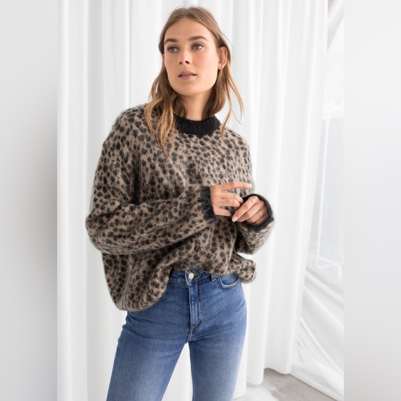 & Other Stories Sweaters - & Other Stories Leopard Print Sweater